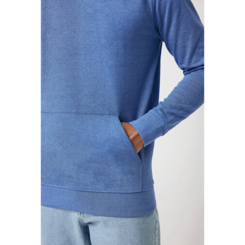 Iqoniq Torres Ungefärbter Hoodie Aus Recycelter Baumwolle , heather blue, 50% recycelte und 50% biologische Baumwolle, XS, 65,00cm x 1,00cm (Länge x Höhe), Bild 10