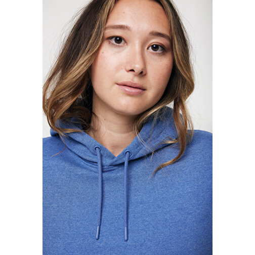 Iqoniq Torres Ungefärbter Hoodie Aus Recycelter Baumwolle , heather blue, 50% recycelte und 50% biologische Baumwolle, L, 75,00cm x 1,00cm (Länge x Höhe), Bild 11