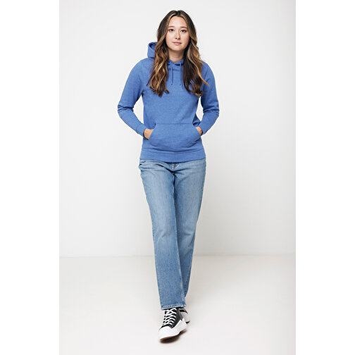 Iqoniq Torres Ungefärbter Hoodie Aus Recycelter Baumwolle , heather blue, 50% recycelte und 50% biologische Baumwolle, L, 75,00cm x 1,00cm (Länge x Höhe), Bild 7