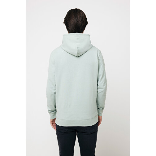 Iqoniq Jasper Hoodie Aus Recycelter Baumwolle , Iceberg green, 50% recycelte und 50% biologische Baumwolle, S, 69,00cm x 1,00cm (Länge x Höhe), Bild 9