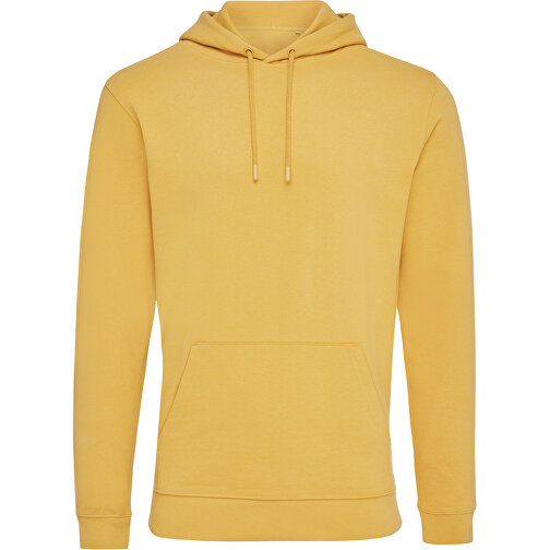 Iqoniq Jasper Hoodie Aus Recycelter Baumwolle , ochre yellow, 50% recycelte und 50% biologische Baumwolle, M, 73,00cm x 1,00cm (Länge x Höhe), Bild 1