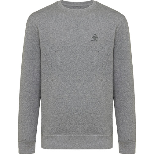 Iqoniq Etosha Lightweight Sweater Aus Recycelter Baumwolle , ungefärbte helles Anthrazit, 30% recycelte und 70% biologische Baumwolle, XS, 64,00cm x 1,00cm (Länge x Höhe), Bild 3