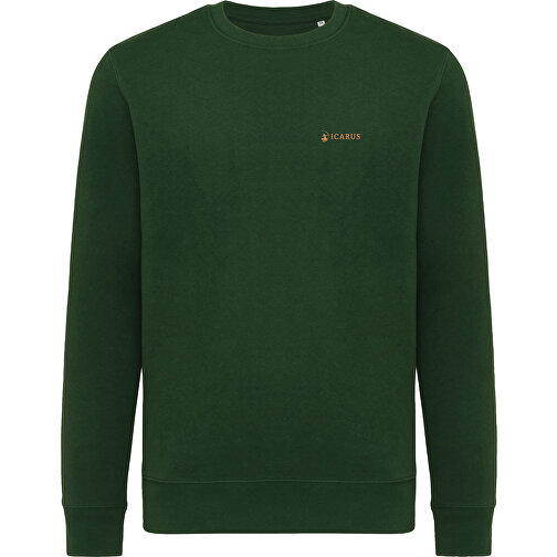 Iqoniq Etosha Lightweight Sweater Aus Recycelter Baumwolle , forest green, 30% recycelte und 70% biologische Baumwolle, XXL, 78,00cm x 1,00cm (Länge x Höhe), Bild 3