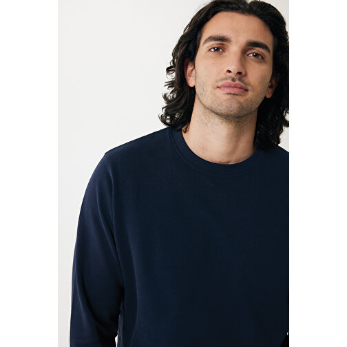 Iqoniq Etosha Lightweight Sweater Aus Recycelter Baumwolle , navy blau, 30% recycelte und 70% biologische Baumwolle, XXL, 78,00cm x 1,00cm (Länge x Höhe), Bild 10