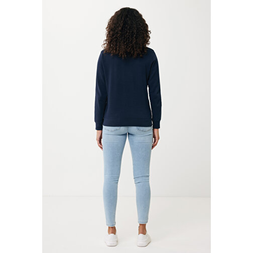 Iqoniq Etosha Lightweight Sweater Aus Recycelter Baumwolle , navy blau, 30% recycelte und 70% biologische Baumwolle, XXL, 78,00cm x 1,00cm (Länge x Höhe), Bild 7