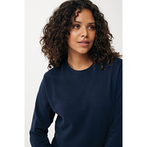 Iqoniq Etosha Lightweight Sweater Aus Recycelter Baumwolle , navy blau, 30% recycelte und 70% biologische Baumwolle, S, 68,00cm x 1,00cm (Länge x Höhe), Bild 9