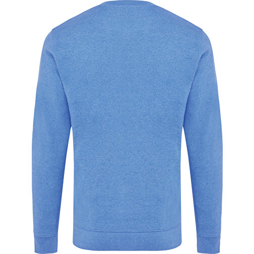 Iqoniq Denali Ungefärbt. Rundhals-Sweater Aus Recycelter BW , heather blue, 50% recycelte und 50% biologische Baumwolle, XXL, 78,00cm x 1,00cm (Länge x Höhe), Bild 2