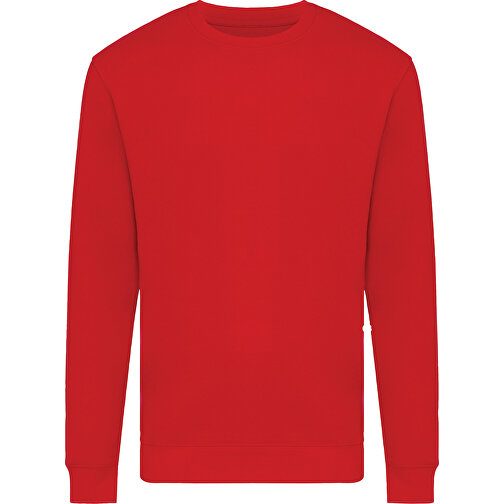 Iqoniq Zion Rundhals-Sweater Aus Recycelter Baumwolle , rot, 50% recycelte und 50% biologische Baumwolle, S, 68,00cm x 1,00cm (Länge x Höhe), Bild 1