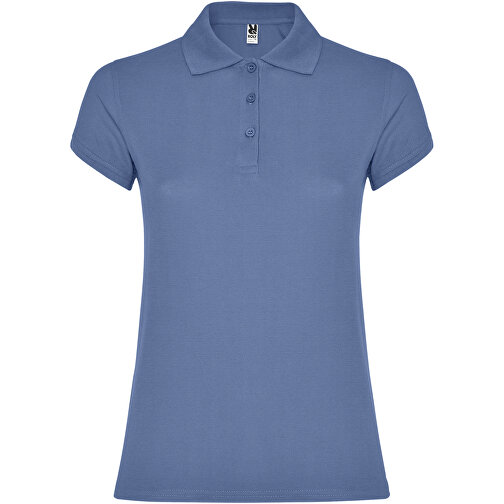 Star Poloshirt Für Damen , riviera blue, Piqué Strick 100% Baumwolle, 200 g/m2, 3XL, , Bild 1