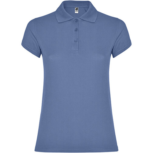 Star Poloshirt Für Damen , riviera blue, Piqué Strick 100% Baumwolle, 200 g/m2, 2XL, , Bild 1