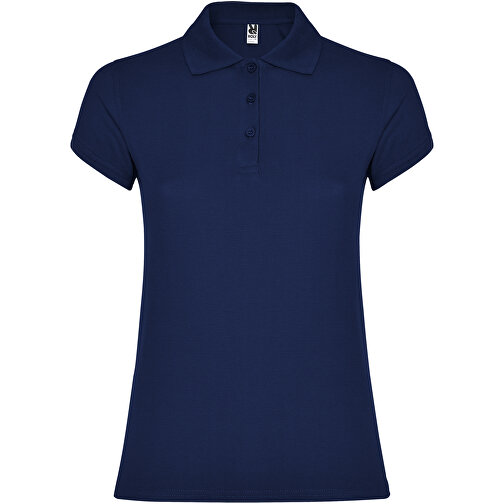 Star Poloshirt Für Damen , navy blue, Piqué Strick 100% Baumwolle, 200 g/m2, M, , Bild 1