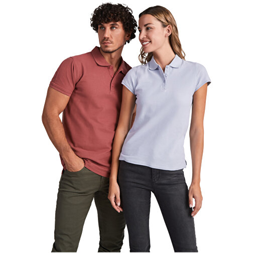 Star Poloshirt Für Damen , hellrosa, Piqué Strick 100% Baumwolle, 200 g/m2, 2XL, , Bild 5