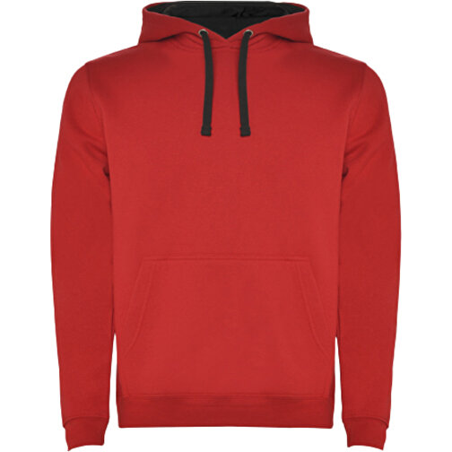 Urban Kapuzenpullover Für Herren , red / black, Strick 50% Baumwolle, 50% Polyester, 280 g/m2, XL, , Bild 1