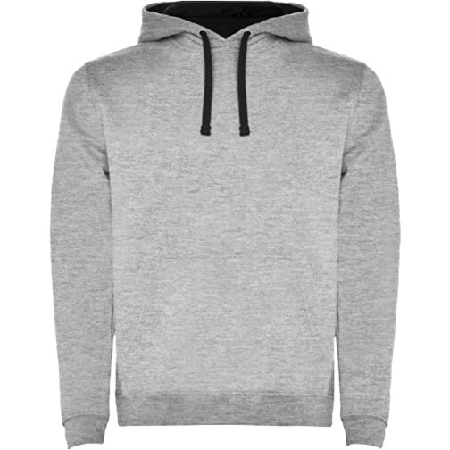 Urban Kapuzenpullover Für Herren , marl grey / black, Strick 50% Baumwolle, 50% Polyester, 280 g/m2, M, , Bild 1