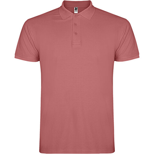 Star Poloshirt Für Herren , chrysanthemum red, Piqué Strick 100% Baumwolle, 200 g/m2, M, , Bild 1