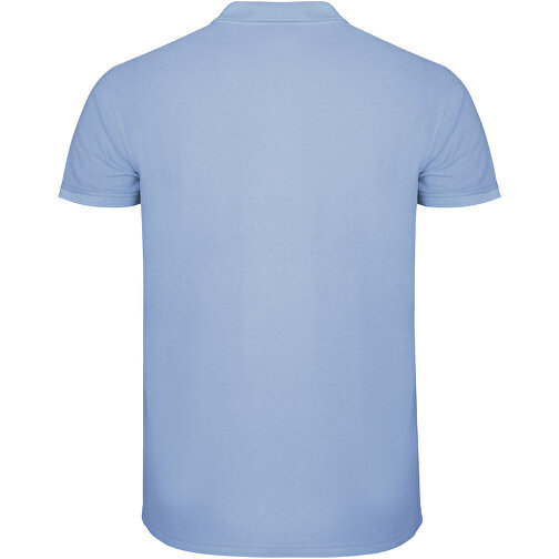 Star Poloshirt Für Herren , himmelblau, Piqué Strick 100% Baumwolle, 200 g/m2, 3XL, , Bild 3