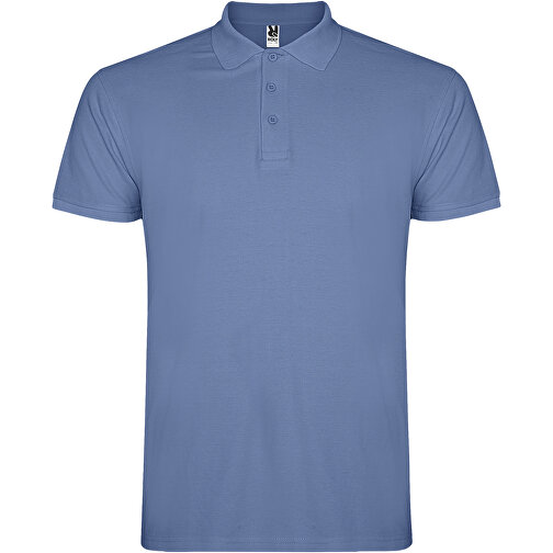 Star Poloshirt Für Herren , riviera blue, Piqué Strick 100% Baumwolle, 200 g/m2, XL, , Bild 1