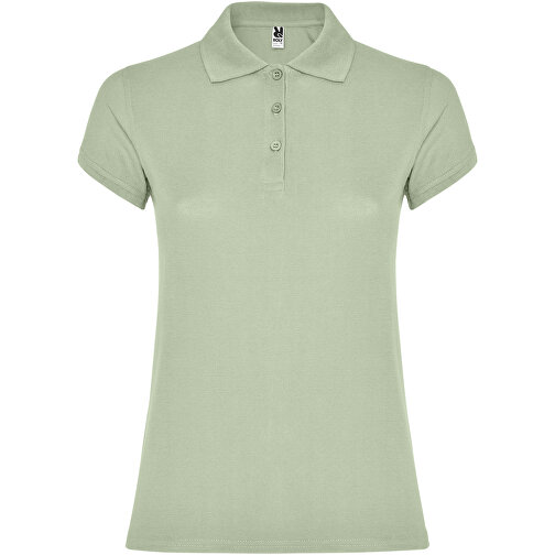 Star Poloshirt Für Damen , mist green, Piqué Strick 100% Baumwolle, 200 g/m2, 2XL, , Bild 1