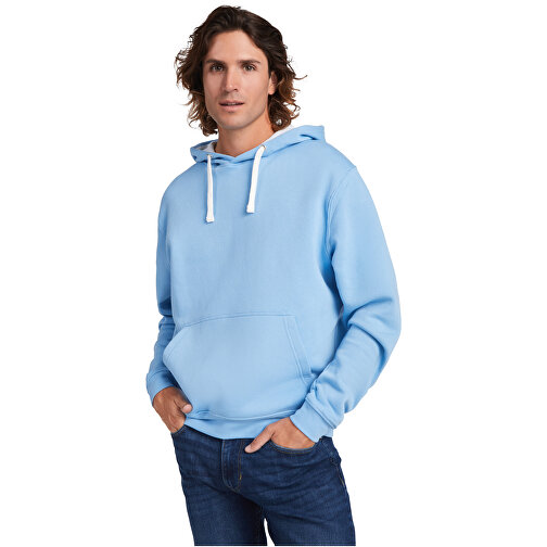 Urban Kapuzenpullover Für Herren , bottle green / marl grey, Strick 50% Baumwolle, 50% Polyester, 280 g/m2, L, , Bild 4