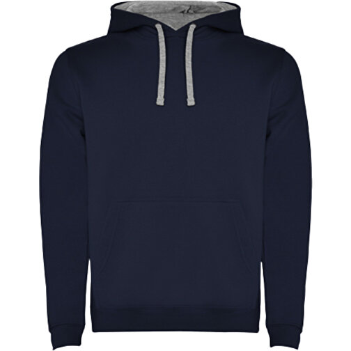 Urban Kapuzenpullover Für Herren , navy blue / marl grey, Strick 50% Baumwolle, 50% Polyester, 280 g/m2, L, , Bild 1