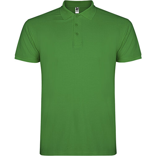 Star Poloshirt Für Kinder , tropical green, Piqué Strick 100% Baumwolle, 200 g/m2, 3/4, , Bild 1