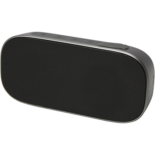 Stark 2.0 Bluetooth® Lautsprecher Aus Recyceltem Kunststoff, 5W, IPX5 , silber / schwarz, Recycelter ABS Kunststoff, 15,80cm x 3,10cm x 7,40cm (Länge x Höhe x Breite), Bild 6