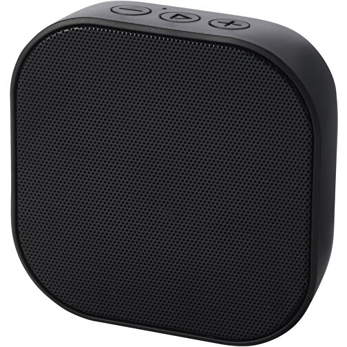 Stark 2.0 3 W Mini-Bluetooth®-Lautsprecher Aus Recyceltem RCS Kunststoff , schwarz, Recycelter ABS Kunststoff, 9,20cm x 3,40cm x 9,20cm (Länge x Höhe x Breite), Bild 1