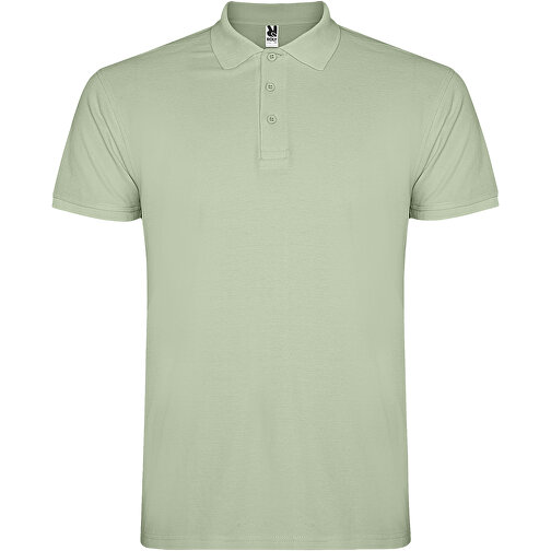 Star Poloshirt Für Herren , mist green, Piqué Strick 100% Baumwolle, 200 g/m2, 3XL, , Bild 1