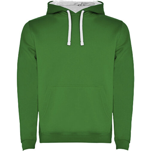 Urban Kapuzenpullover Für Herren , kelly green / white, Strick 50% Baumwolle, 50% Polyester, 280 g/m2, 2XL, , Bild 1