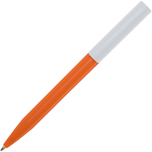 Unix Kugelschreiber Aus Recyceltem Kunststoff , orange, Recycelter ABS Kunststoff, 13,90cm (Länge), Bild 1