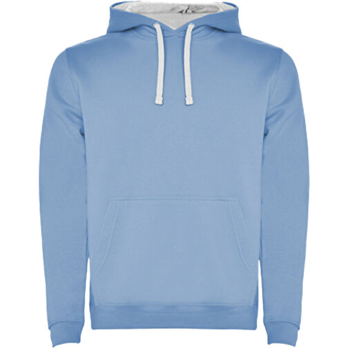 Urban Kapuzenpullover Für Herren , sky blue / white, Strick 50% Baumwolle, 50% Polyester, 280 g/m2, 3XL, , Bild 1