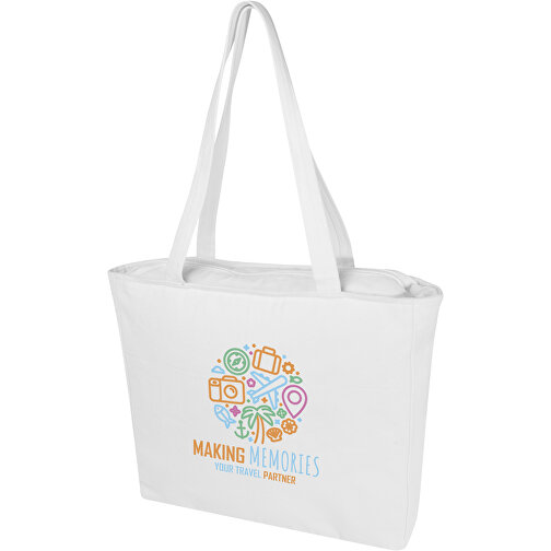 Tote bag in materiale riciclato da 500 g/m² Weekender, Immagine 2