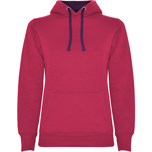 Urban Kapuzenpullover Für Damen , rosette / purple, Strick 50% Baumwolle, 50% Polyester, 280 g/m2, 2XL, , Bild 1