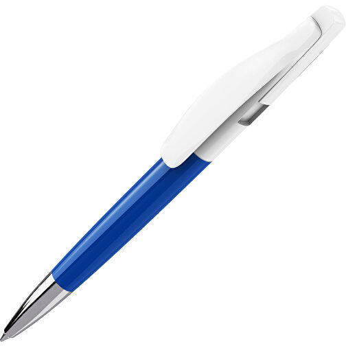 Prodir DS2 PPC Push Kugelschreiber , Prodir, blau / weiß, Kunststoff, 14,80cm x 1,70cm (Länge x Breite), Bild 1