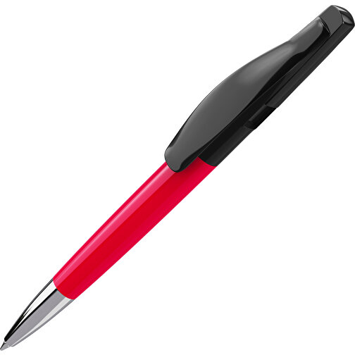 Prodir DS2 PPC Push Kugelschreiber , Prodir, rot / schwarz, Kunststoff, 14,80cm x 1,70cm (Länge x Breite), Bild 1