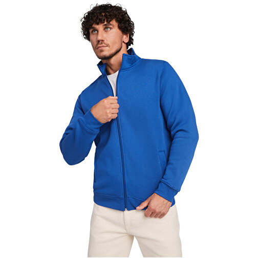 Ulan Sweatjacke Unisex , royal, Strick 50% Baumwolle, 50% Polyester, 280 g/m2, 2XL, , Bild 6