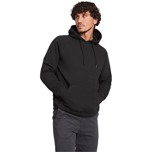 Vinson Kapuzenpullover Unisex , schwarz, Strick 60% Bio Baumwolle, 40% Recyceltes Polyester, 300 g/m2, 3XL, , Bild 4