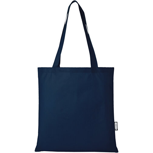 Zeus Non Woven Große Tragetasche 6L Aus GRS Recyclingmaterial 6 L , navy, GRS zertifiziertes recyceltes Polyester, 80 g/m2, 38,00cm x 40,00cm (Länge x Höhe), Bild 3