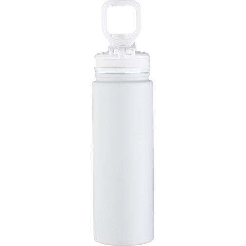 Thermotrinkflasche RETUMBLER-ARCTICDROP , weiß, Kunststoff, Silikon, recycelter Edelstahl, 26,00cm x 8,20cm x 8,20cm (Länge x Höhe x Breite), Bild 4