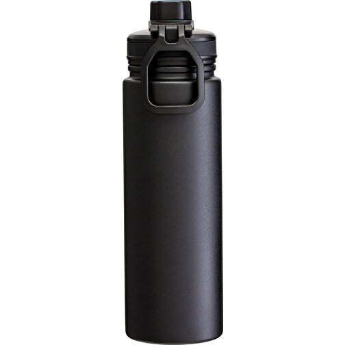 Thermotrinkflasche RETUMBLER-ARCTICDROP , schwarz, Kunststoff, Silikon, recycelter Edelstahl, 26,00cm x 8,20cm x 8,20cm (Länge x Höhe x Breite), Bild 8