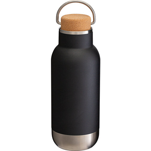 Thermotrinkflasche RETUMBLER-ORTADO 500 , schwarz / braun / silber, Kork, recycelter Edelstahl, recyceltes Polypropylen, Silikon, 20,40cm x 7,53cm x 7,53cm (Länge x Höhe x Breite), Bild 6