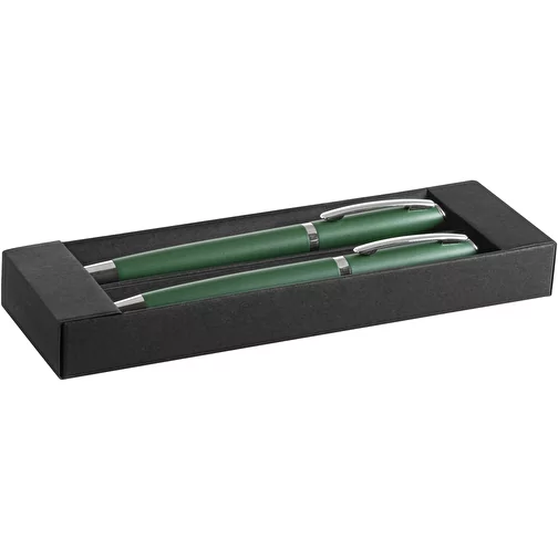 RE-LANDO-SETT. Rollerball og kuglepenne med kropp laget av 100 % resirkulert aluminium, Bilde 4