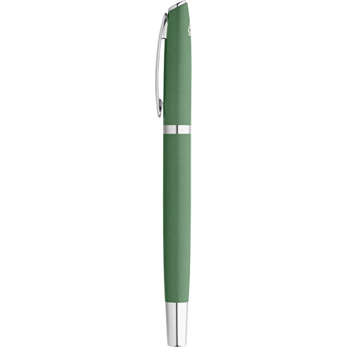 RE-LANDO-SET. Tintenroller Und Kugelschreiber Mit Gehäuse Aus 100% Recyceltem Aluminium , grün, Recyceltes Aluminium, Metall, , Bild 8