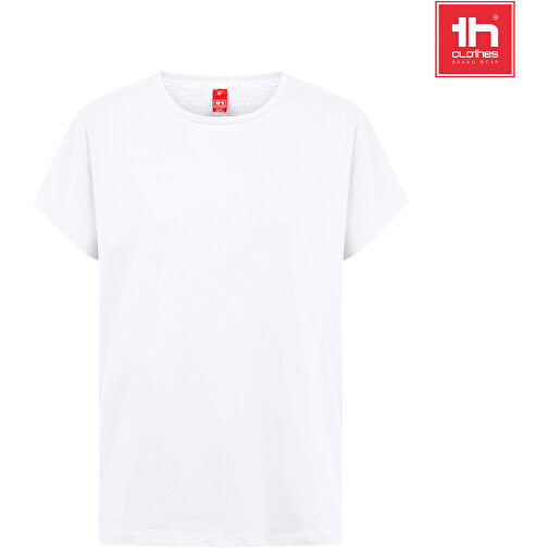 THC SOFIA REGULAR WH. Damen T-shirt (normaler Schnitt) , weiß, Jersey-Strick, XS, , Bild 4