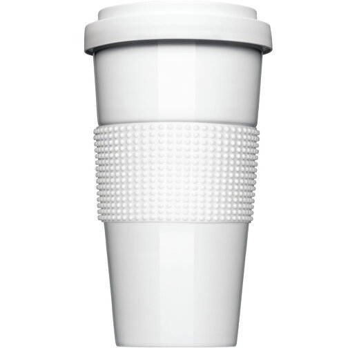 Mahlwerck Coffee2Go XXLarge Form 348 , Mahlwerck Porzellan, weiß, Porzellan/Kunststoff/Silikon, 17,00cm (Höhe), Bild 1