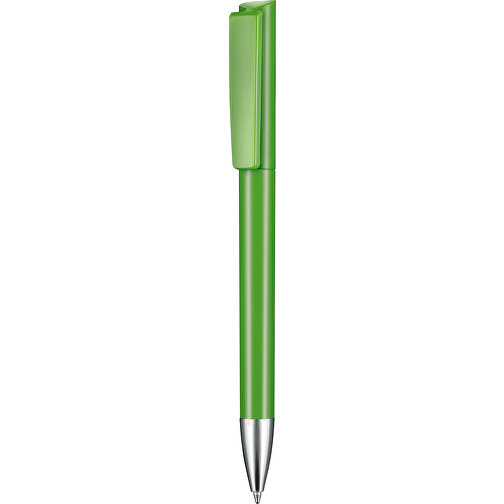 Kugelschreiber GLORY , Ritter-Pen, Apfel-grün, ABS-Kunststoff, Messing, 14,20cm (Länge), Bild 1
