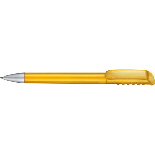 Kugelschreiber TOP SPIN FROZEN , Ritter-Pen, sonnenblumen gelb, ABS-Kunststoff, 14,10cm (Länge), Bild 3