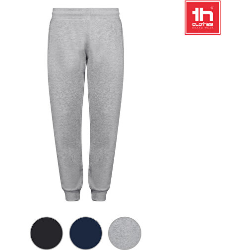 THC SPRINT. Jogginghose (Unisex) , hellgrau melliert, French Terry, recycelter Polyester, XXL, , Bild 4