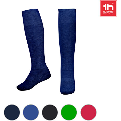 THC RUN KIDS. Mittlere-Wade Sportsocken Für Kinder , königsblau, Polyester, Spandex, 35, , Bild 4