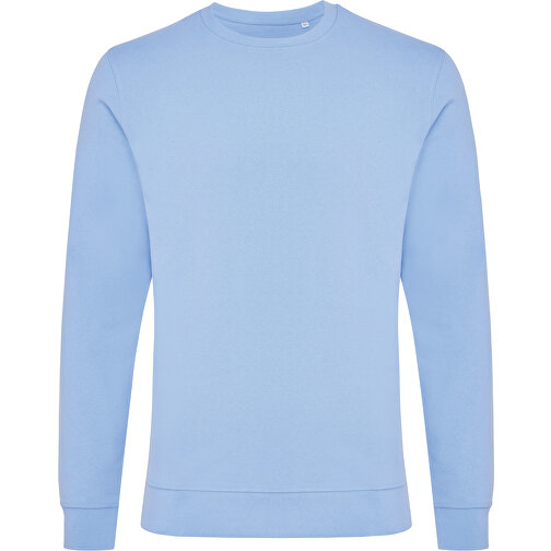 Iqoniq Zion Rundhals-Sweater Aus Recycelter Baumwolle , sky blue, 50% recycelte und 50% biologische Baumwolle, XXL, 78,00cm x 1,00cm (Länge x Höhe), Bild 1